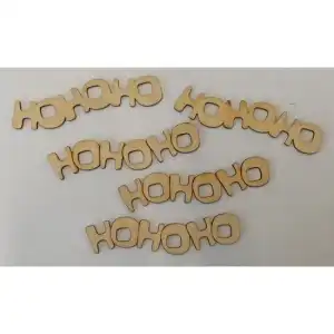 32176 - Set 5 figurine lemn 10x2cm - Hohoho - Pentart, engros
