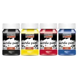 Farby akrylowe matowe - 100 ml, Pentart, hurt
