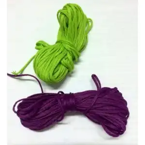 Waxed string for beading - 10m - Pent., wholesale