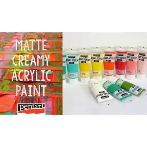 Creamy Acrylic Matte, 60ml - Pentart, wholesale