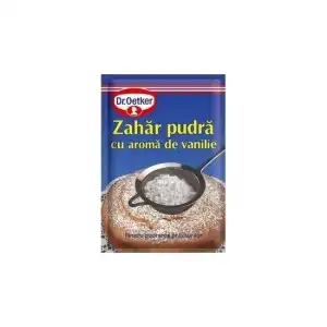 Dr. Oetker vanilla flavored powdered sugar, 80g, wholesale