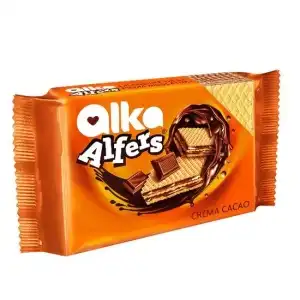 Wafer with cocoa cream, Alfers 170 g, wholesale