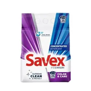 Savex Premium Color automatic laundry detergent, 2 kg, wholesale