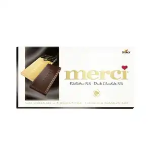 Ciocolata Merci Dark, 72% cacao, 100 g, engros