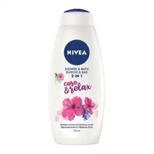 Душ гел Nivea Care&Relax, 750 мл, на едро