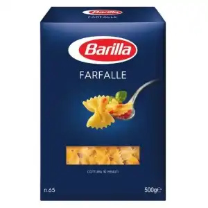 Paste scurte farfalle n.65, Barilla, 500g, en-gros