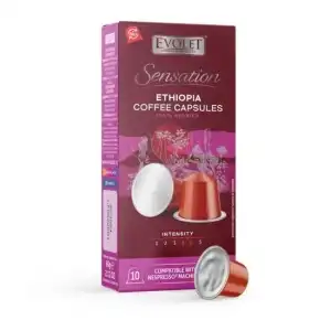 Cafea Ethiopia Capsule Evolet Sensation 10 buc, en-gros