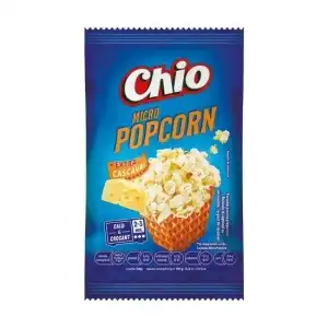 Popcorn microunde cu gust intens de cașcaval Chio 80g, angro