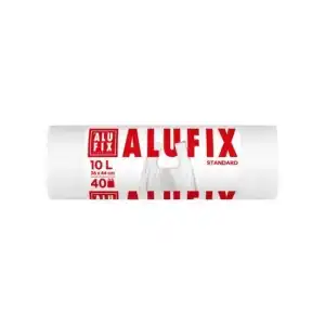 Garbage bags with handle closure, Alufix, 10L 36x44cm, 40 pieces, wholesale