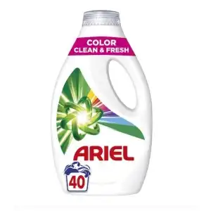 Ariel Color Clean & Fresh liquid laundry detergent, 40 washes, 2L, wholesale