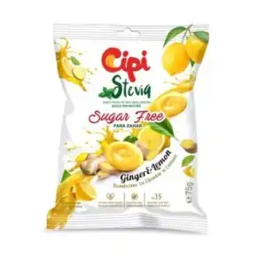 CIPI Stevia krople imbirowo-cytrynowe 75g, hurt