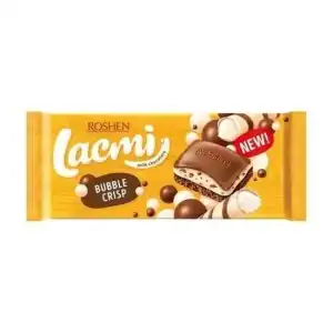 Lacmi Bubble Crisp Roshen аериран млечен шоколад 85 г, на едро