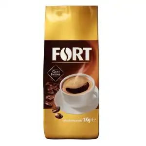Cafea boabe, Fort, 100% Robusta, 1 kg, angro