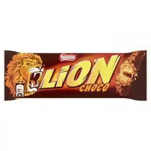 Baton de ciocolata Nestle Lion cu caramel, 42g, engros