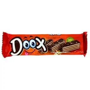 DOOX Glazed Wafer with Hazelnuts and Chocolate 60g, wholesale