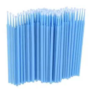 Set 100 Periute microbrush Sela, micro periute extensii gene false, angro
