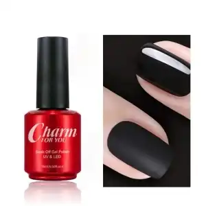 Matte top coat 15 ml, long-lasting transparent, Sela, wholesale