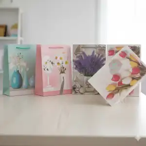 Small cardboard gift bags, 14341, wholesale