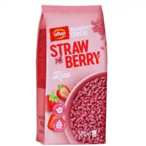 OHO ryż preparowany truskawkowy 150g, hurt