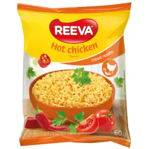 Reeva Instant tésztaleves csípős csirkés íz 60g, nagyker