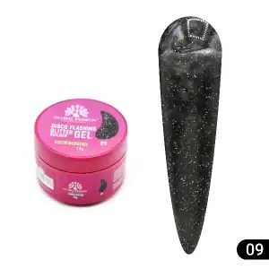 Nail modeling gel 15 gr, Disco Flashing Glitter Builder Gel 09, wholesale