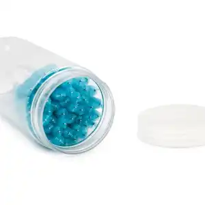 Set de 2 unități: Set de 50 periuțe pentru extensii de gene, turcoaz