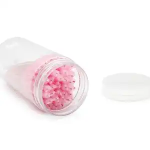 Set de 2 unități: Set de 50 periuțe pentru extensii de gene, roze
