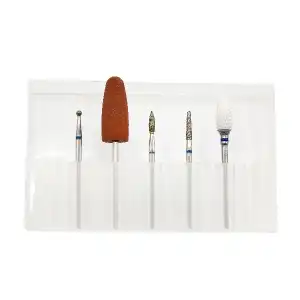 Manicure Bit Set, 5 Pieces, Blue Belt, Wholesale