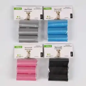 3pcs single solid color dog bags, K00618/K010726, wholesale