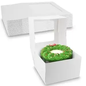 Large cake box with window, T100042-1, wholesale