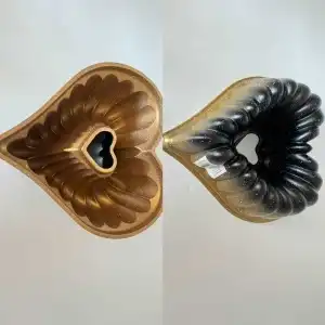 Rust and non-stick cake mold-heart, W77115, wholesale