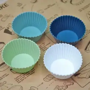Silicone small muffin maker 12pcs -round, T13168, wholesale