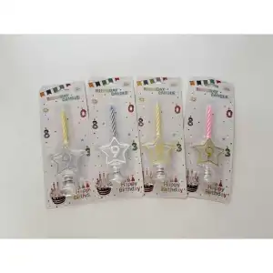 LED number candle - 9, T090289, wholesale