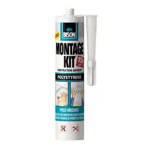 Adhesive for polystyrene BISON Montage Kit Polystyrene, 470g, wholesale