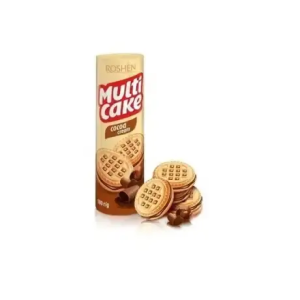Roshen Multi Cake biscuits with cocoa cream, 180g, wholesale