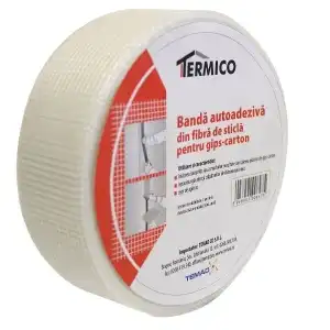 Bandă autoadezivă rigips TERMICO, 48mmx45m, en-gros