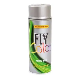 FLY COLOR decorative spray paint, RAL 9006 silver, 400ml, wholesale