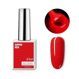 Oja semipermanenta Super Red 15ml Soak Off UV LED, Sela