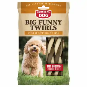 Perfecto Dog Big Funny Twirls 160g, hurt