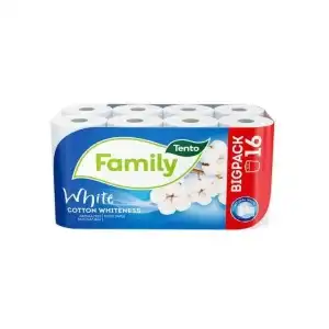 Tento F.Wc Paper Cot.White 2R 16Tek (e), wholesale