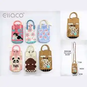 Fabric phone case with neck cord, wholesale