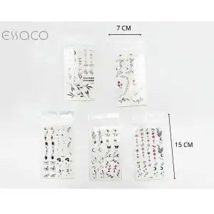 Stickere mini tatuaj, modele mixte, angro