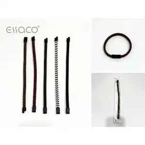 Men's leather bracelet with magnetic clasp, wholesale