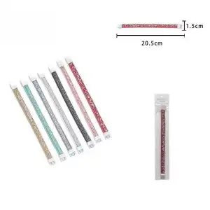Leather bracelet with pebbles and magnetic clasp, wholesale