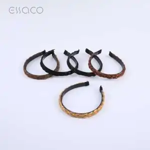 Synthetic hair braid headband, small model, wholesale