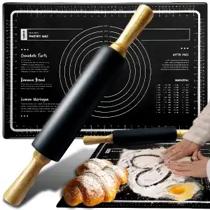 XXL SILICONE BOARD + SILICONE ROLLING PILLAR