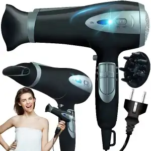 5-in-1 HAIR DRYER 2000W IONIZATION DIFFUSER CONCENTRATOR COLD AIR