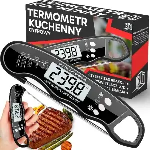 DIGITAL KITCHEN THERMOMETER FOR MEAT, FOOD, GRILL, LCD -50°C +300°C - OR1029