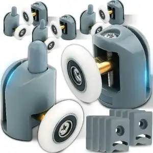 SET OF ROLLERS FOR SHOWER CABIN 8 PCS WHEELS - O312
