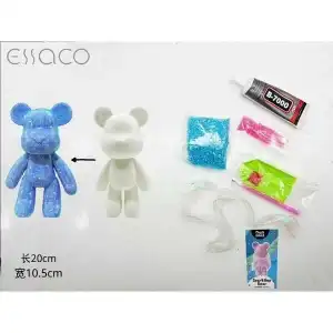 Figurka misia z wstążką i diamentami, hurt